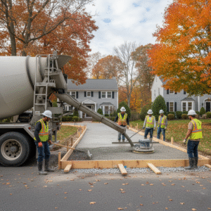 pouring concrete springfield ma
